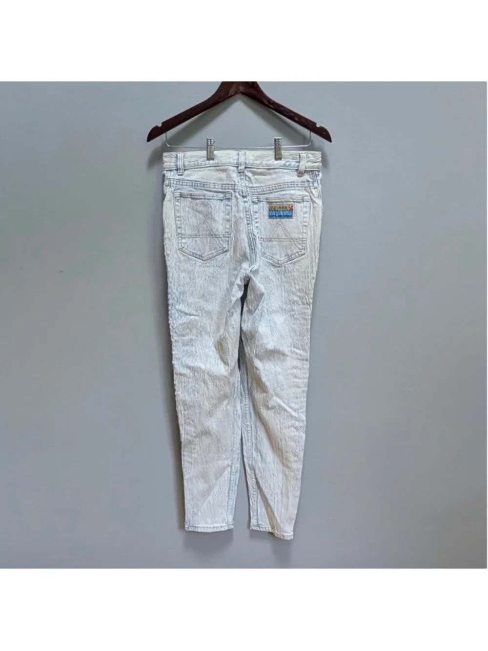 Anti Basic Daily Jeans Vintage Light Blue Acid Wash Ladder Jeans - Juniors 15